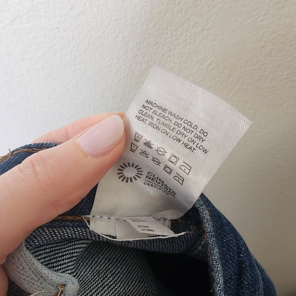 Reformation Baltic Wash Alyssa High Rise Wide Leg Long Jeans 24 - Picture 6 of 7